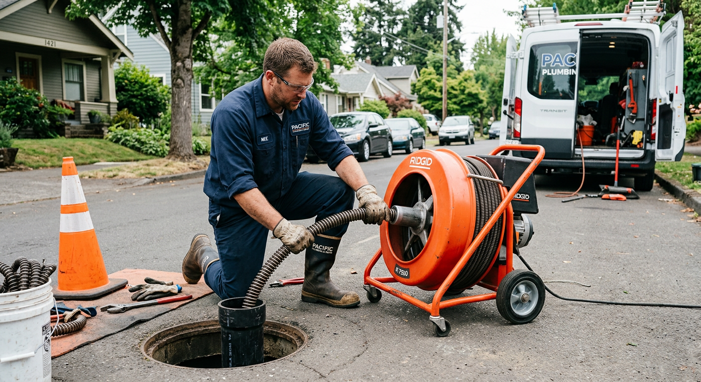 Dégorgement de canalisation principale enterrée à Clichy 92